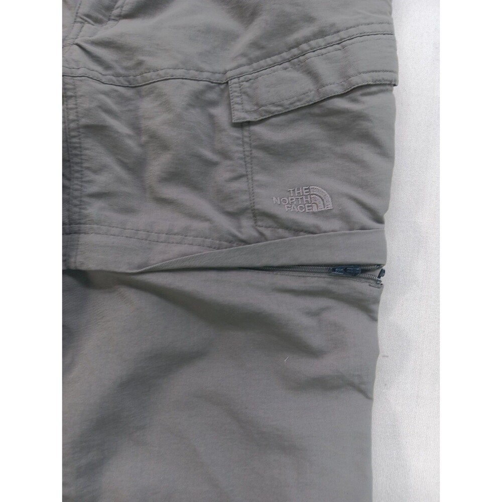 North Face Convertible Cargo Pants Womens 2 Gray Hiking Outdoors Trail - Picture 4 of 15